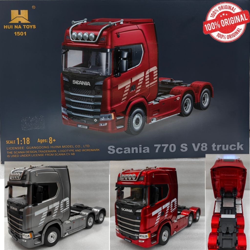 VVM: HUINA 1501 SCANIA 770S RC TRAILER 19 CHANNEL