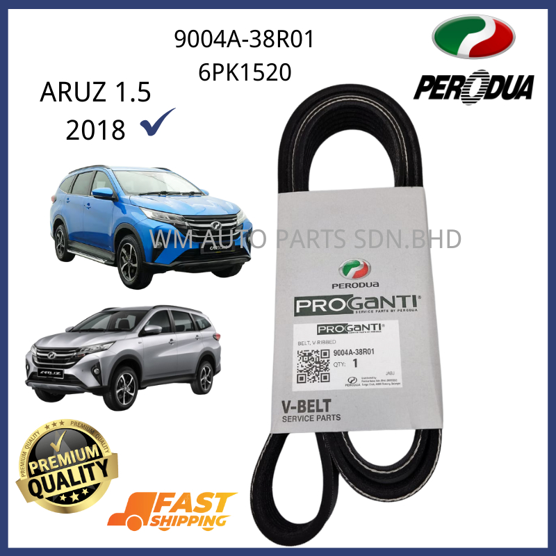 WMPERODUA ARUZ 1.5 2017-2023 FAN BELT PROGANTI 6PK1520 9004A-38R01