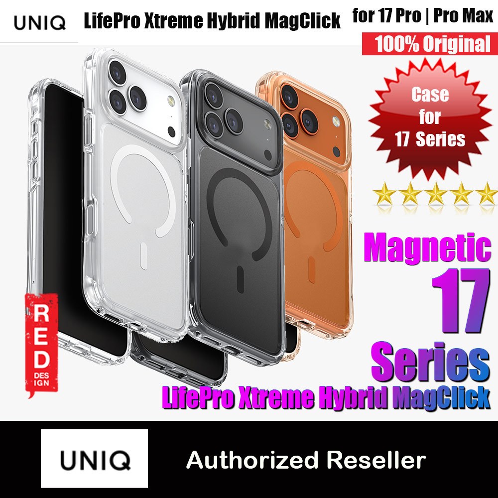Uniq สําหรับ 17 Pro Max 17 Pro Combat Triple-Layered Magclick เคสป้องกัน