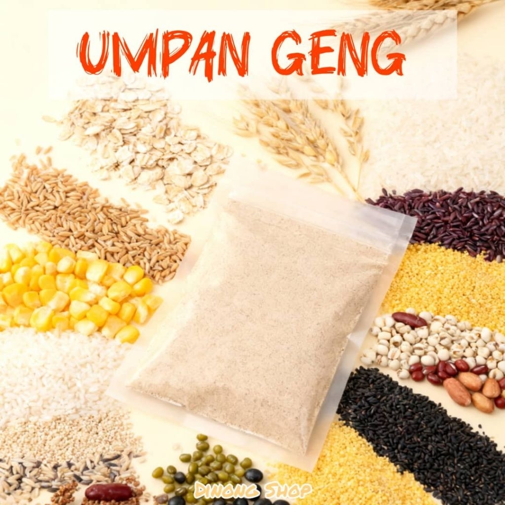 Geng Patin เหยื่อ Lampam kelah Mekong Rohu Bran Wangi เหยื่อตกปลา 50g เสากุ้งเหยื่อ Tanago River Pon