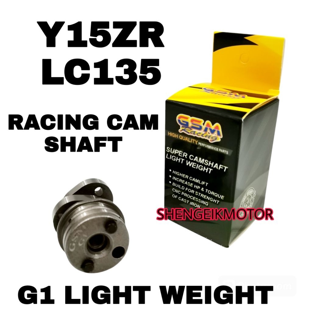 Y15ZR LC135 RACING CAM GSM G1 G2 G3 G4 G5 CAM LC135 LIGHT WEIGHT