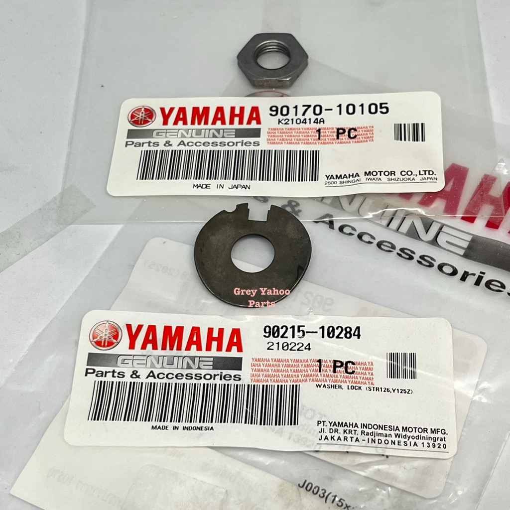 Yamaha Y125 เครื่องซักผ้า & Nut Lock Balancer Enjin (90215-10284-IN/90170-10105)