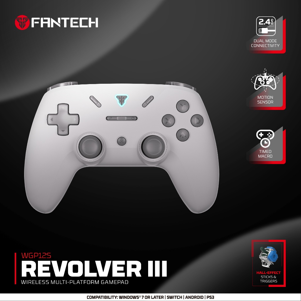 FANTECH WGP12S REVOLVER III WIRELESS MULTI-PLATFORM GAMEPAD