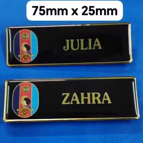 (FAST SHIP_ BAKAT NAME TAG GOLD QUALITY