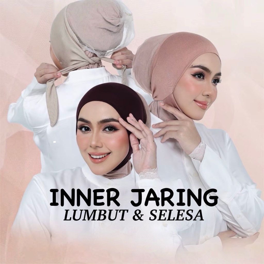 INNER JARING BERDAGU COTTON NET,INNER NECK DAGU ฟรี SAIZ TALI BELAKANG ALYSS,