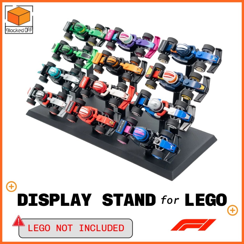 ขาตั้งจอแสดงผลสําหรับ LEGO F1 Collectible Race Car (71049) - 12 ชิ้น