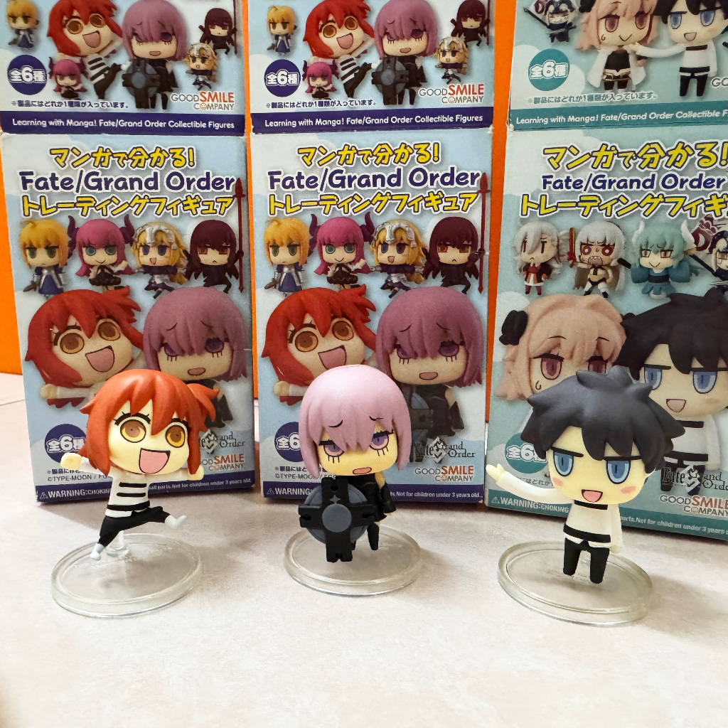 FGO Fate/Grand Order Learning with Manga Mini Figures - Gudako / Mash / Gudao 解FGO บวกบวก - แผ่นรองพ