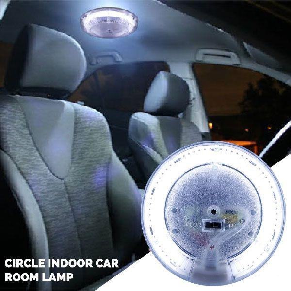 YCL รถ LED วงกลมภายในโคมไฟหลังคาในร่ม DC 12V (YCL-627A) ไฟสากล LED สีขาวและสีฟ้า