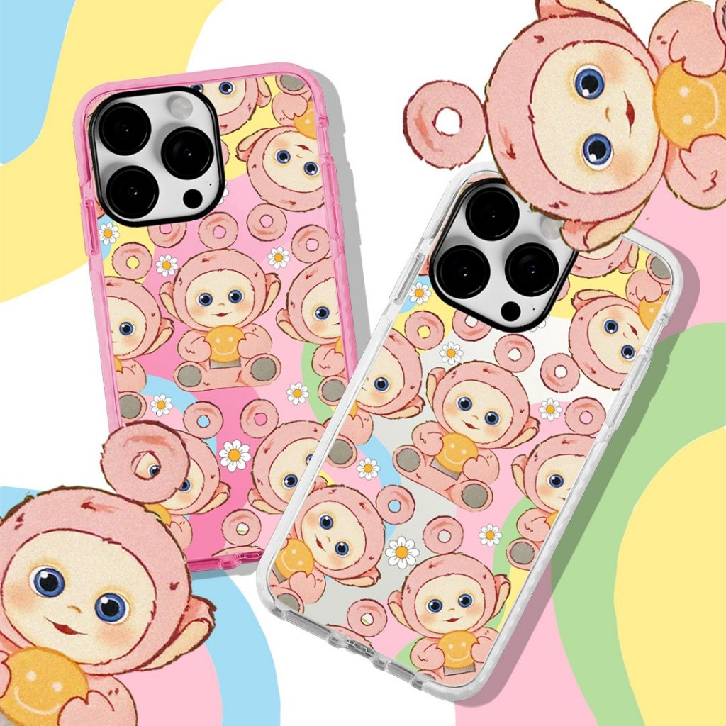 TELETUBIES PEACH Case Casing IP 11 ถึง 17 PRO MAX