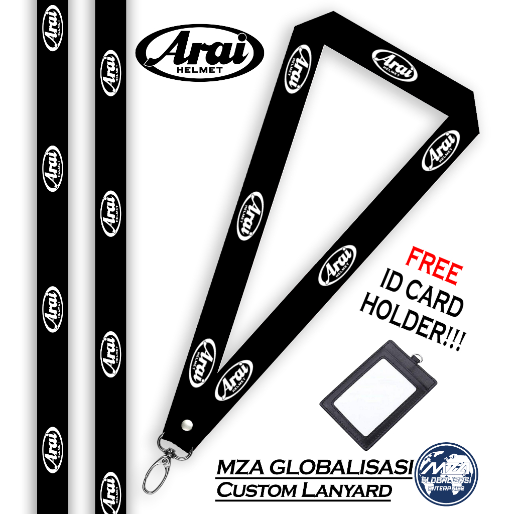 DESIGN ARAI HELMET + ฟรี ID Card Holder PREMIUM QUALITY 2 DESIGN ARAI HELMET