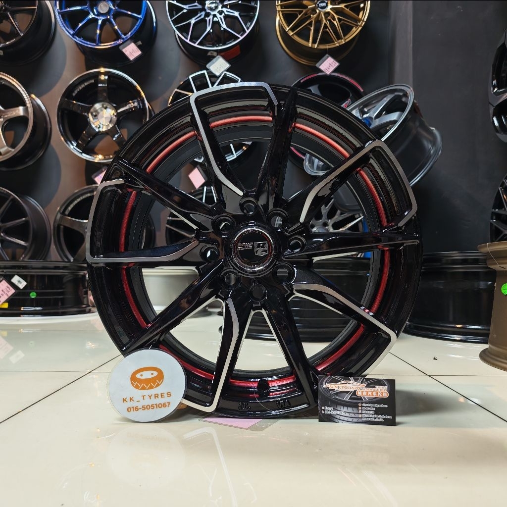 [4 ชิ้น] New Sport Rim 15 นิ้ว Rays Club 15X6.5JJ ET35 8H100/114.3 GBMFRL