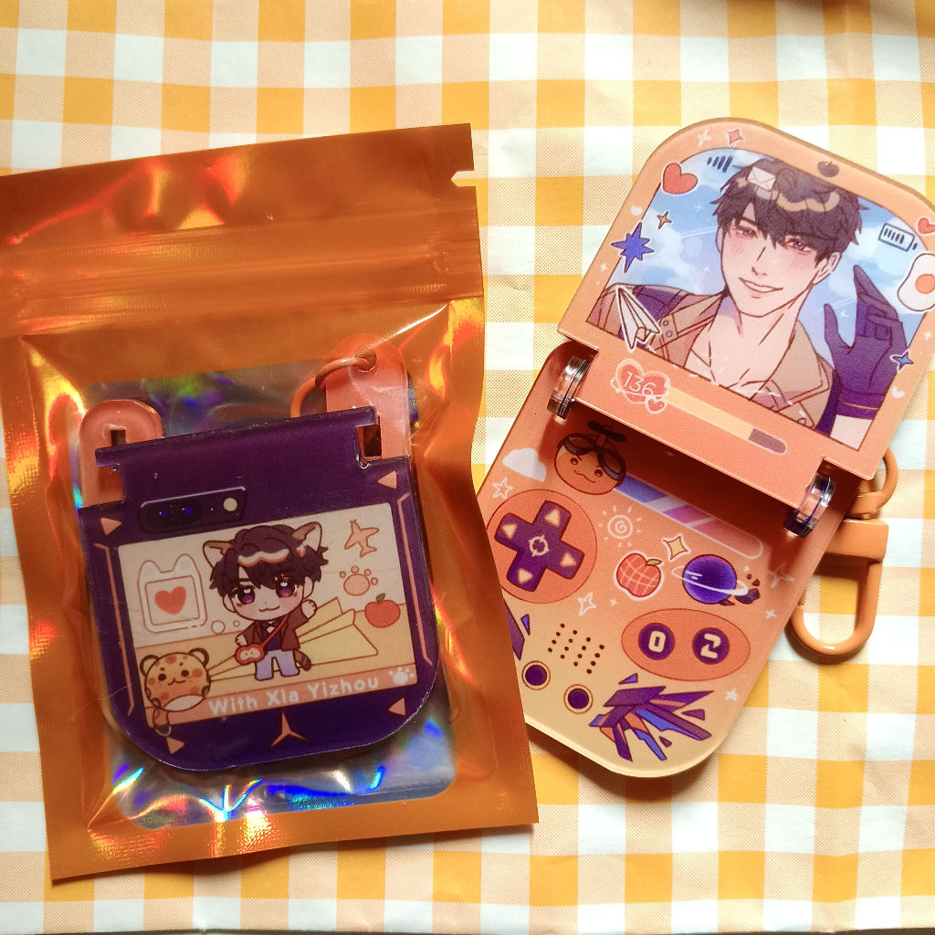 ✧ Love & Deepspace Fan Merch 9cm อะคริลิค Fliphone Rafayel Xavier Zayne Sylus Caleb   ✧ ราคา ถูกที่สุด ดีลบีเคเค แกลเลอรีภาพที่ 6