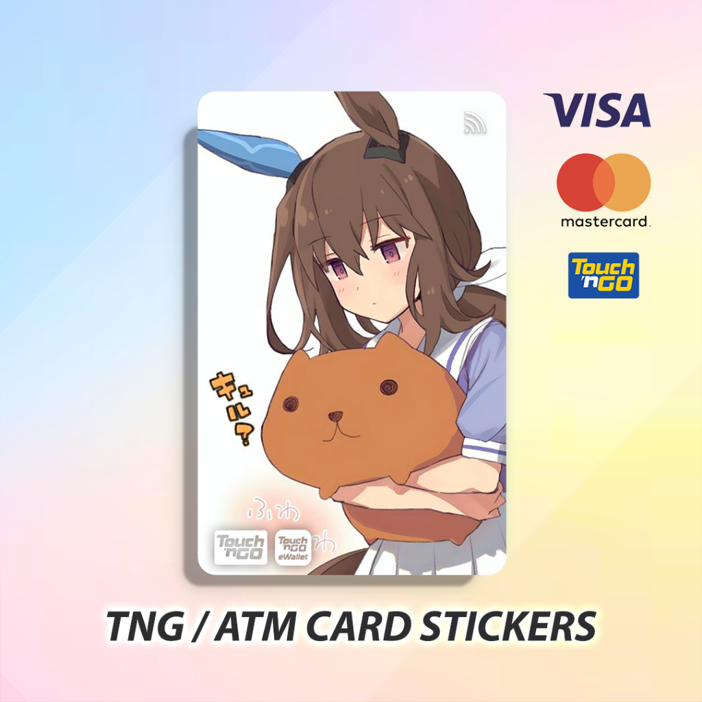 Uma Musume Pretty Derby - การ์ดสติ๊กเกอร์ ATM / Cedit Card Access Card Skincard