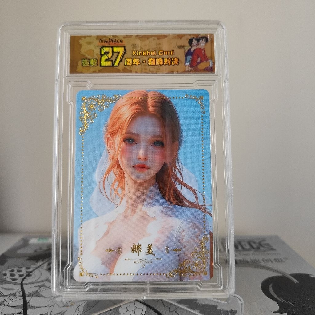 One Piece Anime Slab Card Collection I Serial Number Slab Card 27th Anniversary Wedding Dress