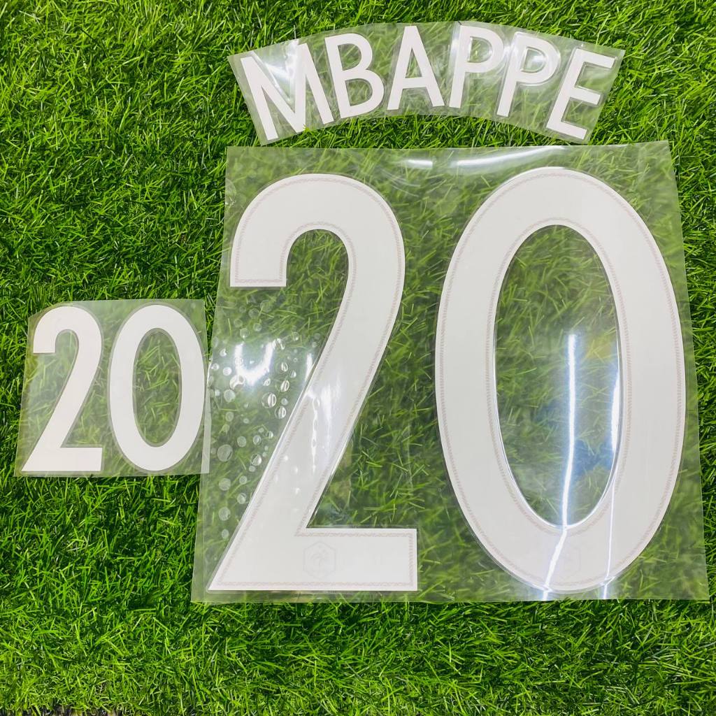 Mbappe 20 ชื่อ+เบอร์+ชุดชื่อ jersey nns