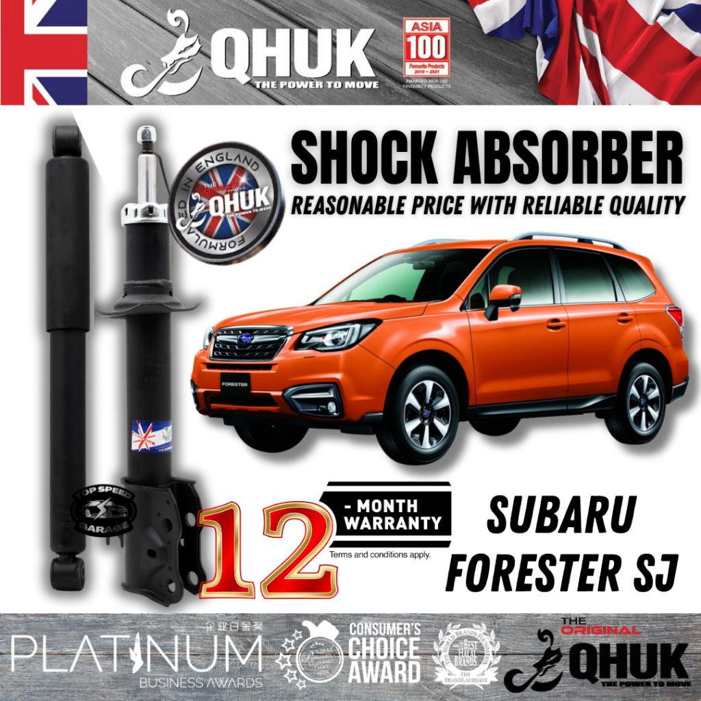 QHUK โช้คอัพแก๊ส ชุดหน้าหลัง Subaru Forester SJ