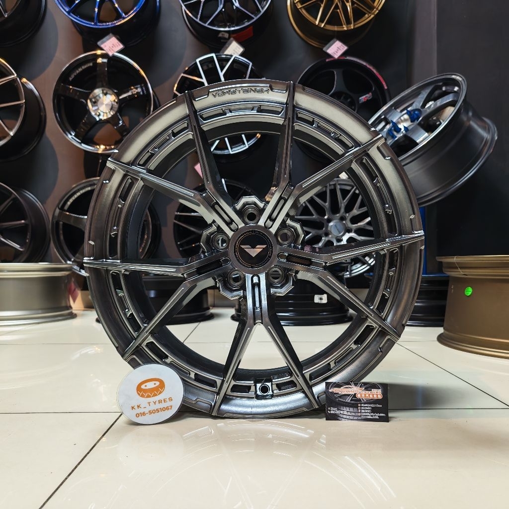 [1PC] ขอบสปอร์ตใหม่ 18 นิ้ว Vorsteineer VFX002 18X8JJ ET38 5H108 HYPER BLACK