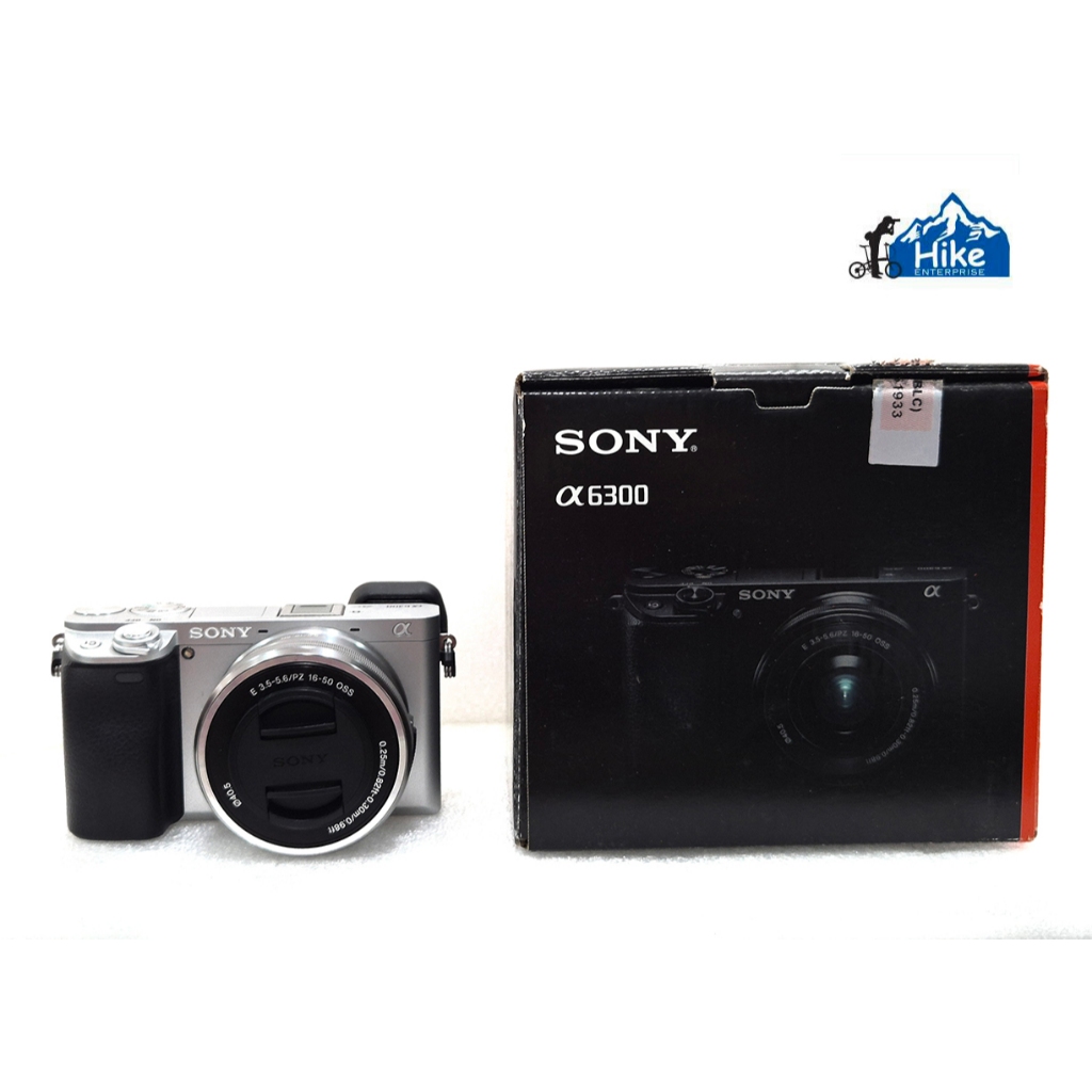 สินค้ามือสอง SONY A6300 E PZ16-50mm f3.5-5.6 OSS kit สีเงิน 95% ใหม่