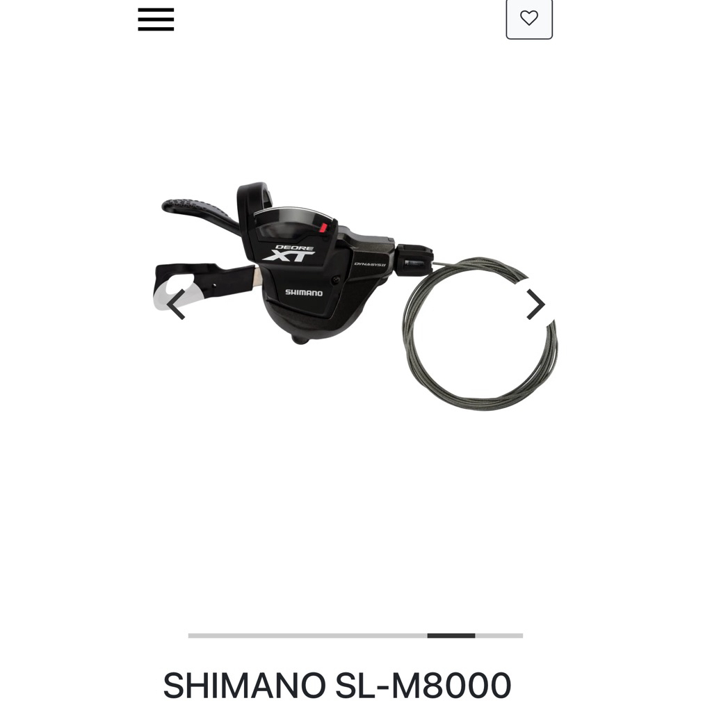 คันซ้าย Shimano SL-M8000 เท่านั้น XT 11sp
