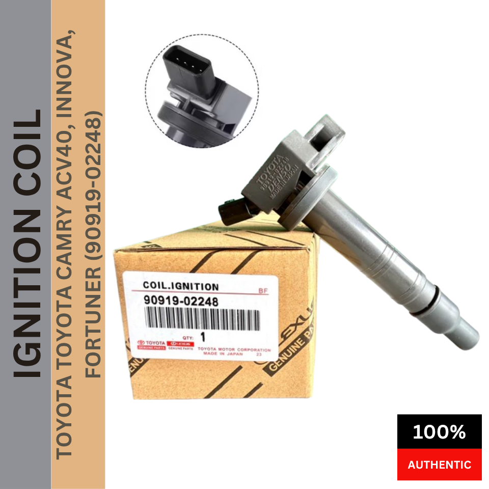 (90919-02248 IGNITION PLUG COIL TOYOTA CAMRY ACV40, INNOVA, FORTUNER