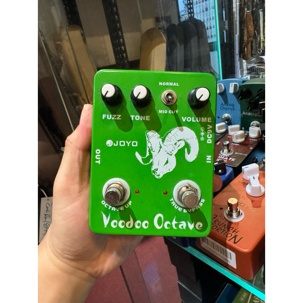 Joyo JF-12 Voodoo Octave Germanium Fuzz 60s Rock กีตาร์ไฟฟ้าพร้อม MID Cut (JF12 JF 12)