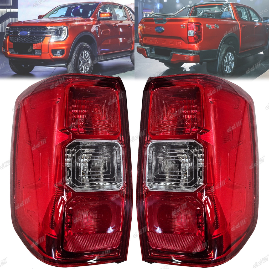 Ford Ranger T9 2022-2025 ไฟท้ายด้านหลัง Low Spec ไฟท้าย Lampu Belakang Ranger XLT XLT XLT Plus