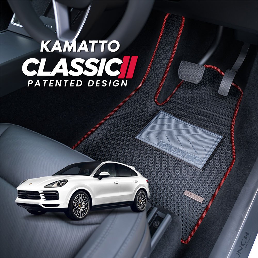 Kamatto Classic Porsche Cayenne Coupe 9Y3 (2019-ปัจจุบัน) พรมปูพื้นและพรมรถยนต์