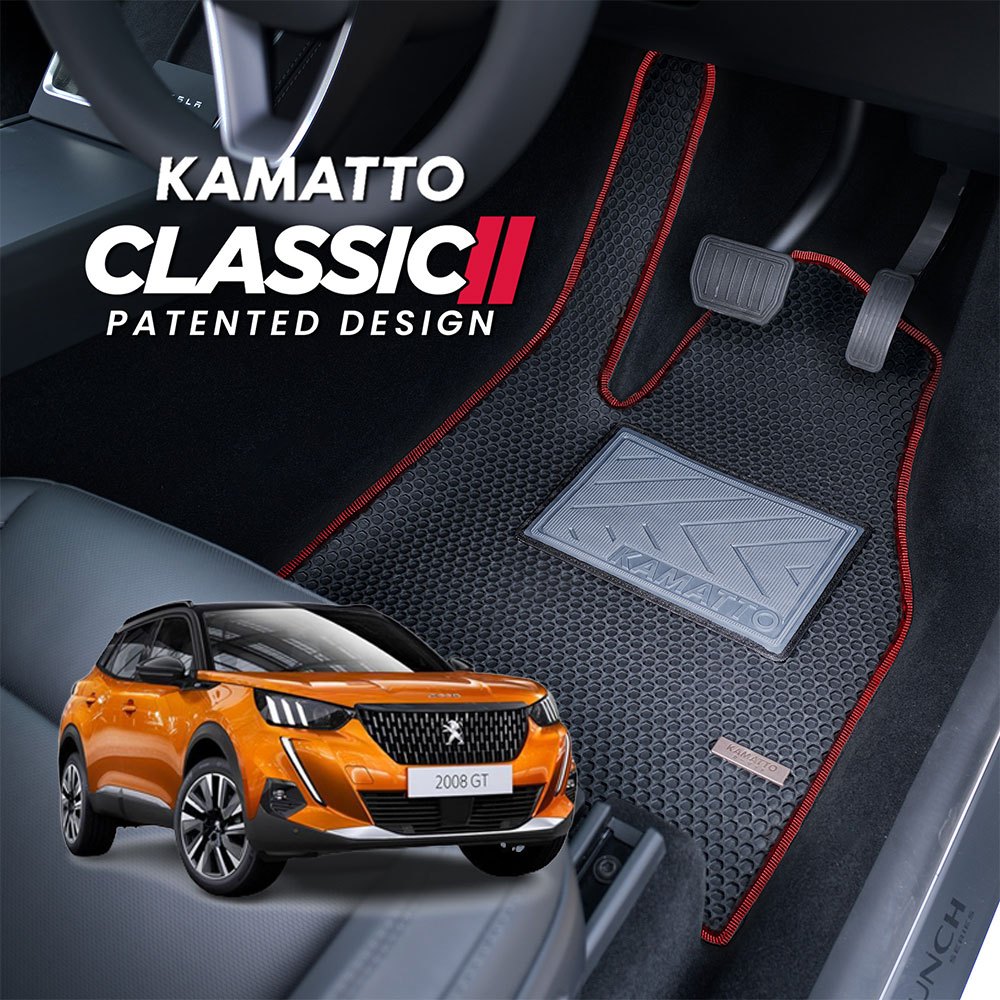 Kamatto Classic Peugeot 2008 2022 - นําเสนอพรมปูพื้นรถยนต์และพรม
