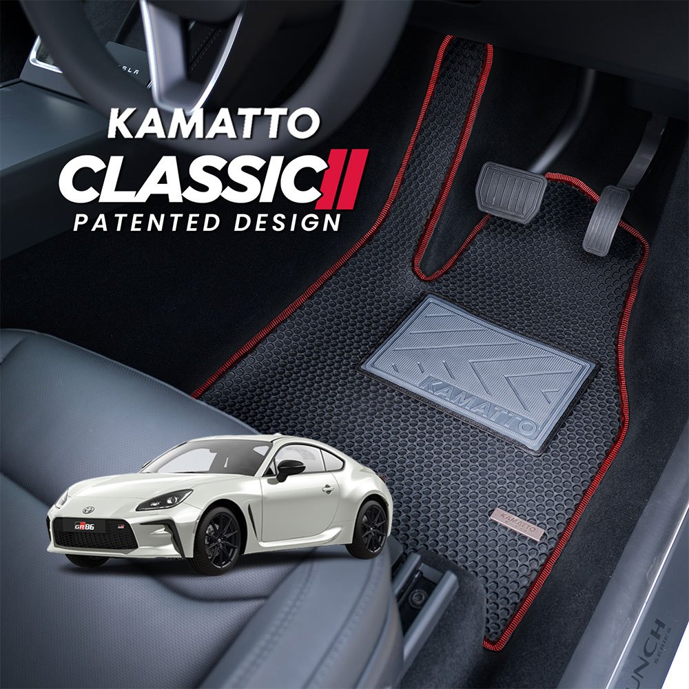 Kamatto Classic Toyota GR86/Subaru BRZ ZN8/ZD8 (2022-ปัจจุบัน) พรมปูพื้นและพรมรถยนต์