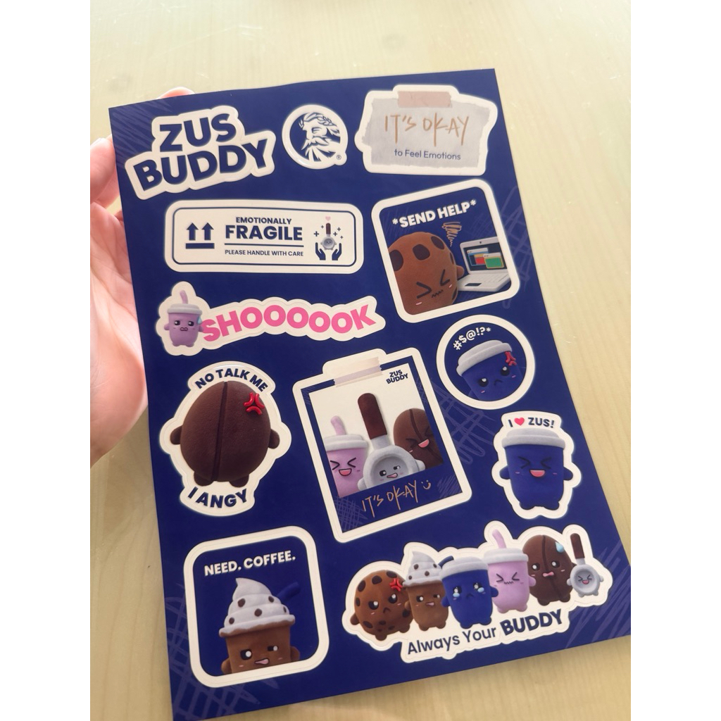 2025 Zus Coffee Zus Buddy Sticker