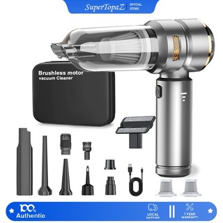 Cordless Vacuum Cleaner 22000PA German Brushless Powerful Vacum Kereta Long Duration Air Duster & Air Blower & Pump