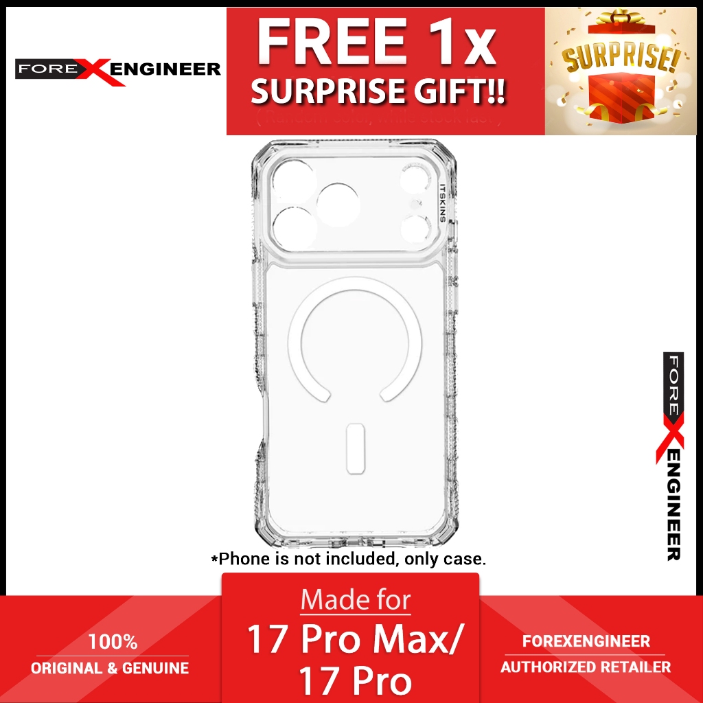 [17 Pro Max / 17 Pro ] ITSKINS SUPREME R Clear พร้อมแม่เหล็ก