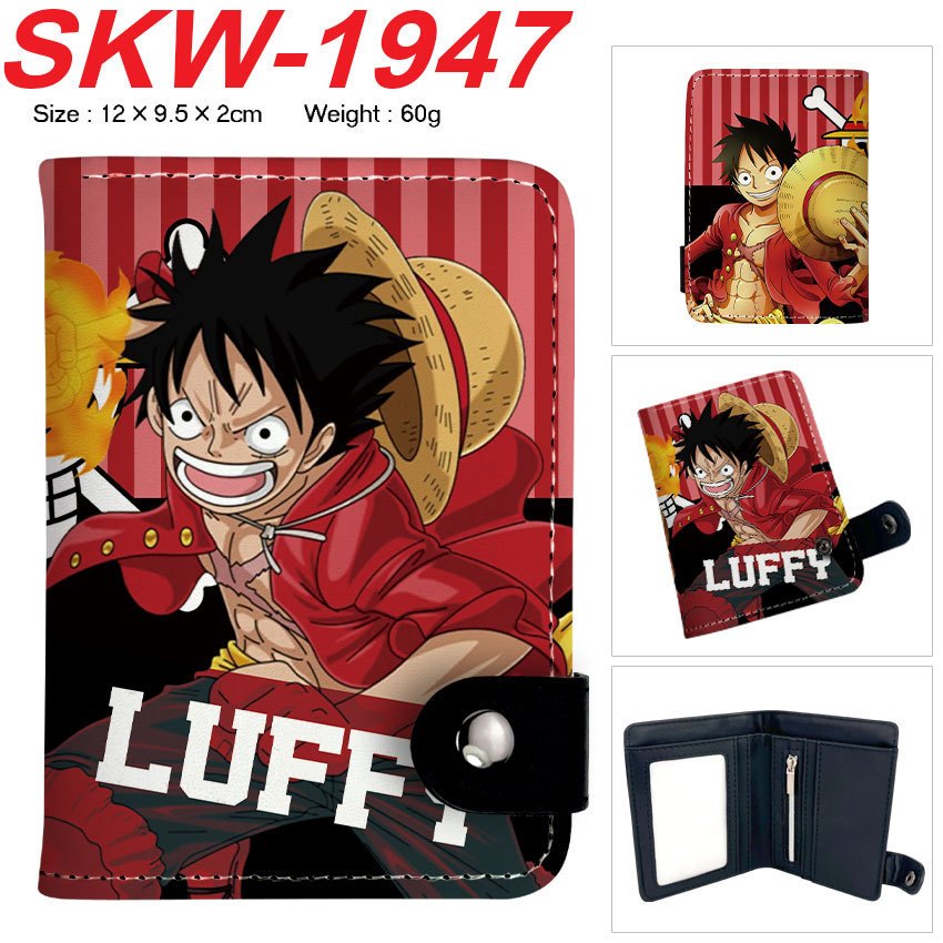 Roblox One Piece luffy Boy kids wallet พรีเมี่ยมกระเป๋าใส่เหรียญสีการ์ตูนนักเรียนเด็ก dompet budak b
