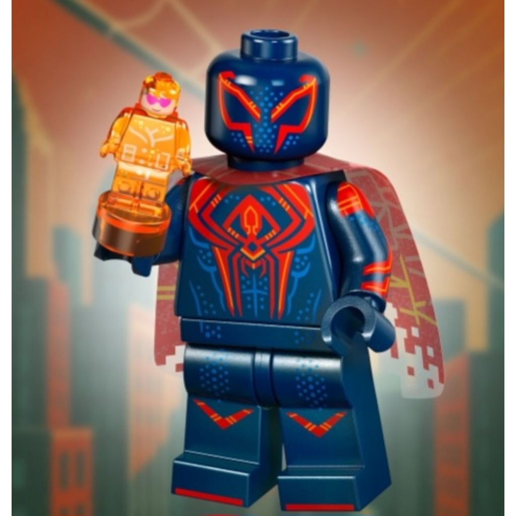 Lego] 71050 Spider Man : ข้าม Spider-Verse - Miguel O Hara : Spider Man 2099 minifigure (ใหม่)