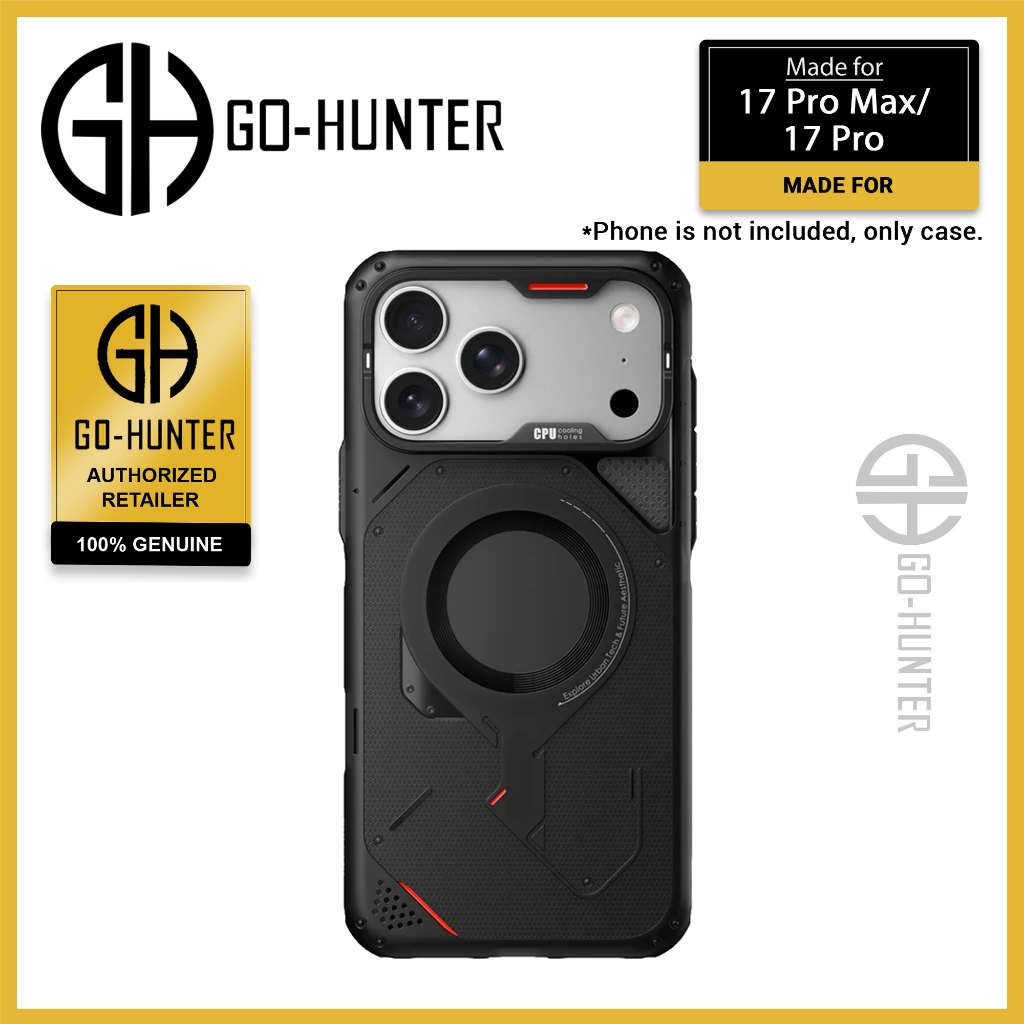 [ 17 Pro Max / 17 Pro ] AULUMU A17 เคสแม่เหล็กกลางแจ้งที่ทนทานพร้อมปุ่มควบคุมกล้องและช่องระบายอากาศ