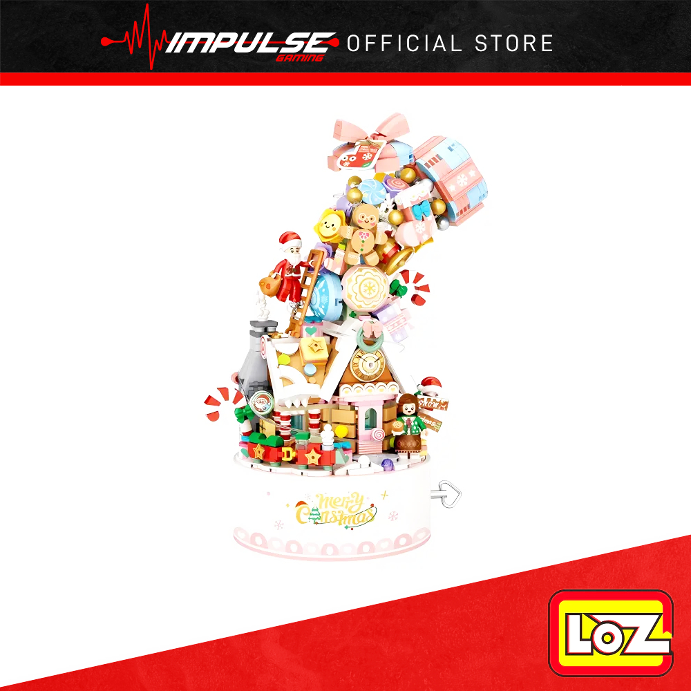 LOZ 1957 Mini Block Music Box Series - คริสต์มาส