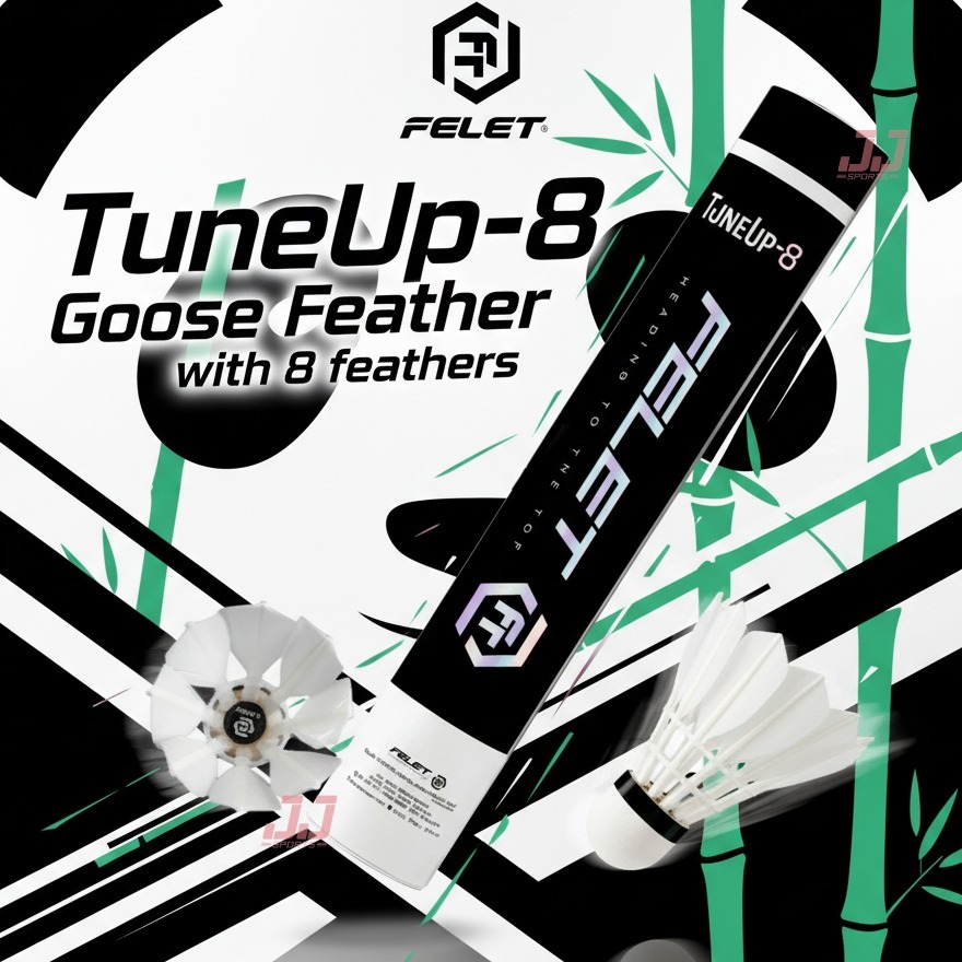 FELET SHUTTLECOCK (TuneUp-8) ขนห่าน 8 อัน