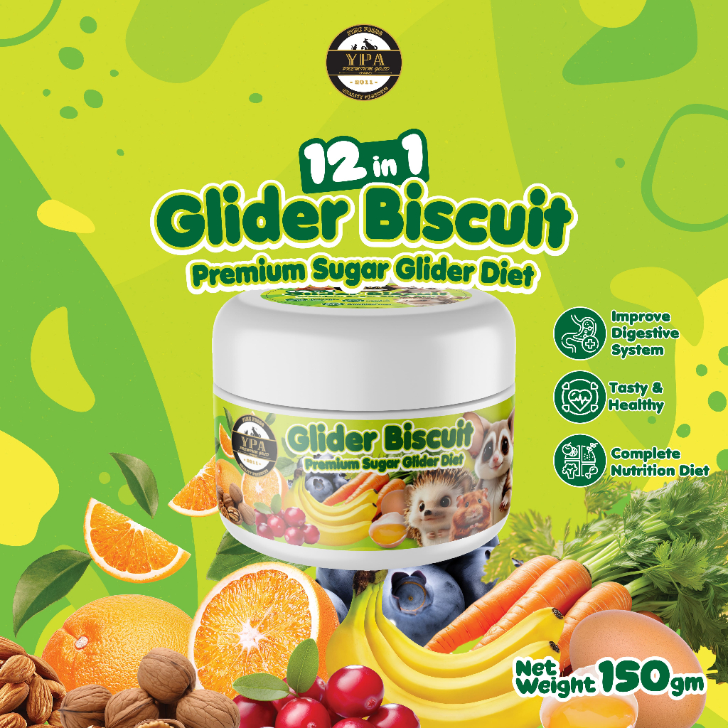 YPA 12 in 1 Glider Biscuit Premium Sugar Glider Diet