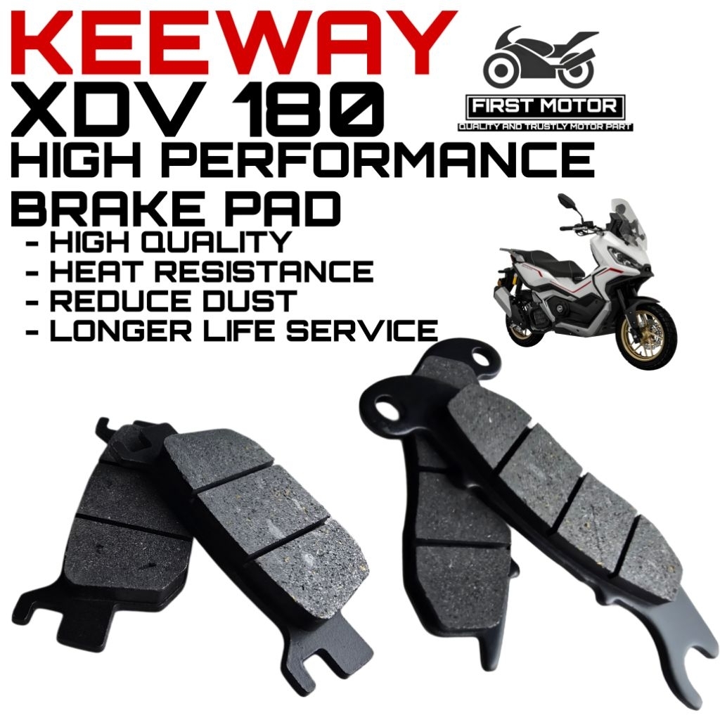 ผ้าเบรก KEEWAY XDV180 XDV 180 ผ้าเบรกดิสก์เบรกประสิทธิภาพสูง