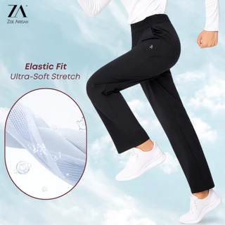 ZOE ARISAH Dreana Track Pants Training Activewear Scuba Premium Seluar Sukan Wanita Muslimah Sport Plus Size ZOE ARISSA