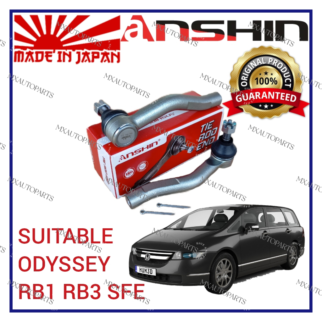 ANSHIN JAPAN TIE ROD END HONDA ODYSSEY RB1 RB3 SFE 03-08Y TIE ROD END SET