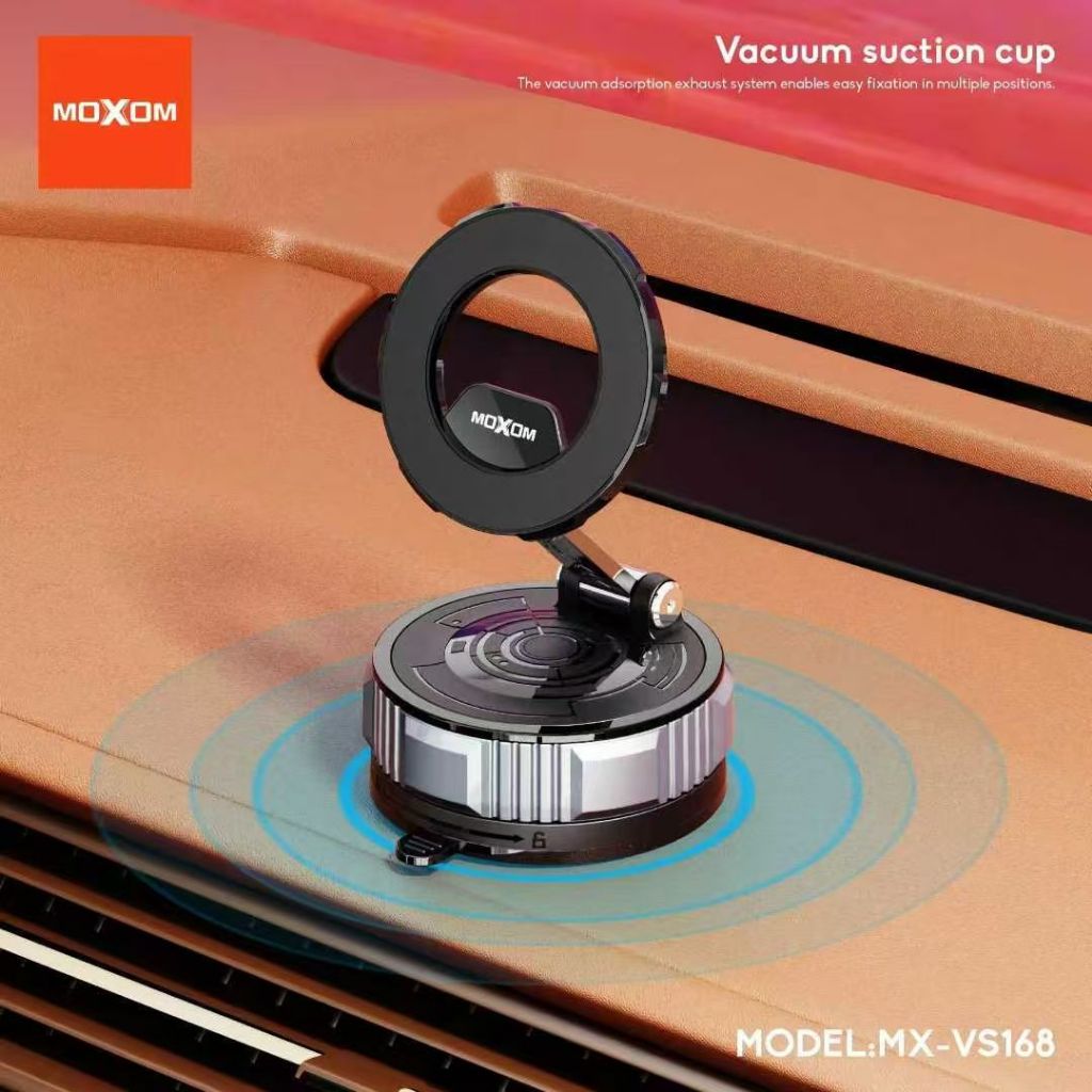 Moxom MX-VS168 ที่วางโทรศัพท์ในรถยนต์แบบแม่เหล็กดูดซับสูญญากาศ