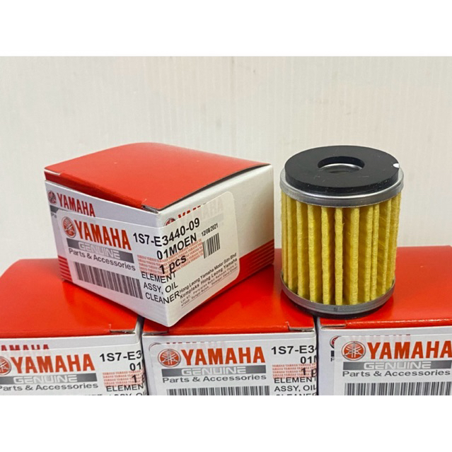 กรองน้ํามันเครื่อง YAMAHA (5YP-E3440-00/1S7-E3440-00)100% LC135 FZ150 Y15ZR FZ15 LAGENDA 115FI