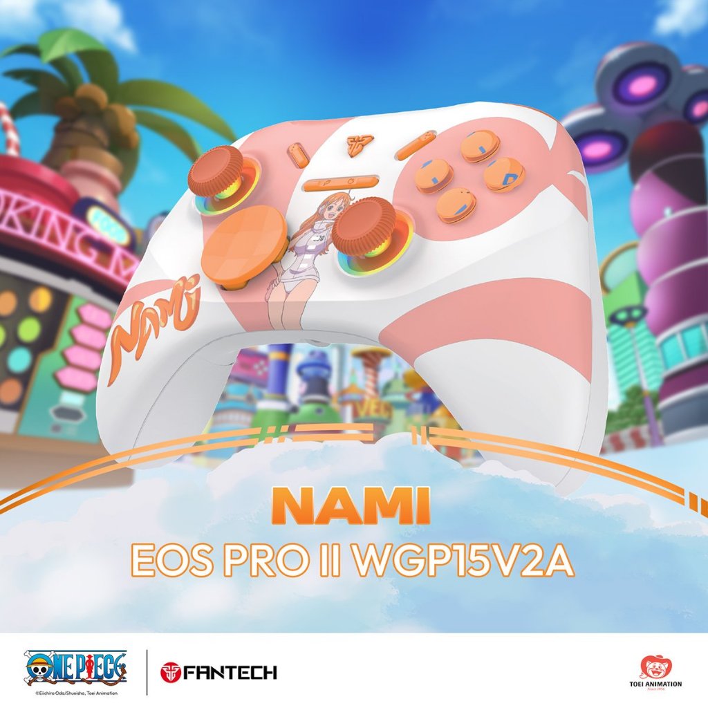 FANTECH WGP15V2 EOS PRO II คอนโทรลเลอร์ไร้สายหลายแพลตฟอร์ม ONE PIECE Edition