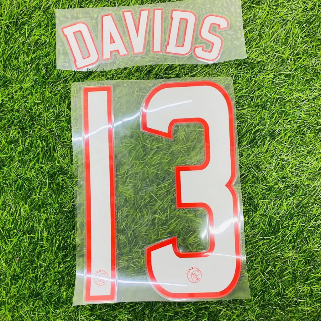 Davids 13 ชื่อสําหรับ jersey+ numbering+ nns สําหรับ jersey