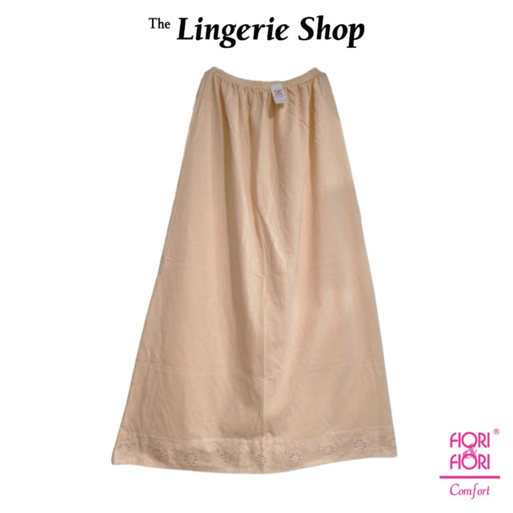 Fiori & Fiori Vivian Lace Trimming Cotton Petticoat Innerwear 41-4038