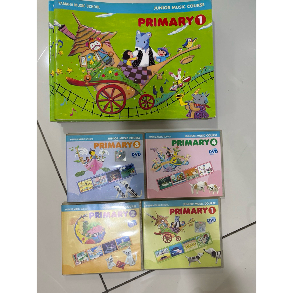 Yamaha JMC ประถม 1-4 หนังสือและดีวีดี