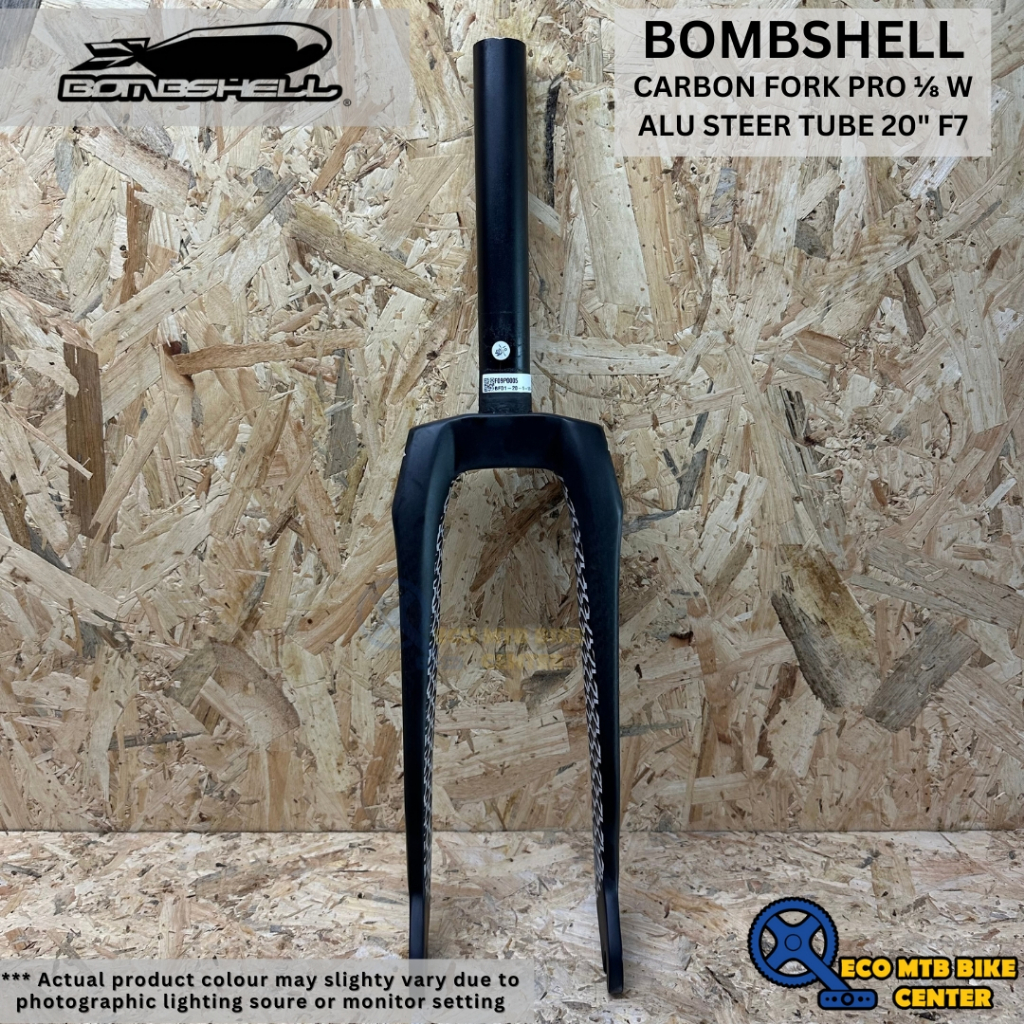 Bombshell Carbon Fork F7 PRO 1-1/8" W Alu Steer tube 20"