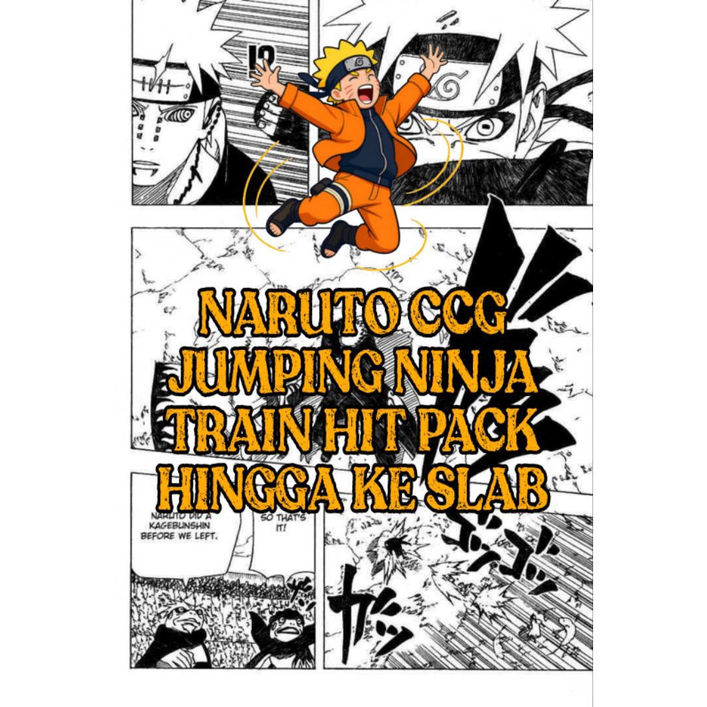 CCG TRAIN JUMPING NARUTO CARD(tepi5)ccg