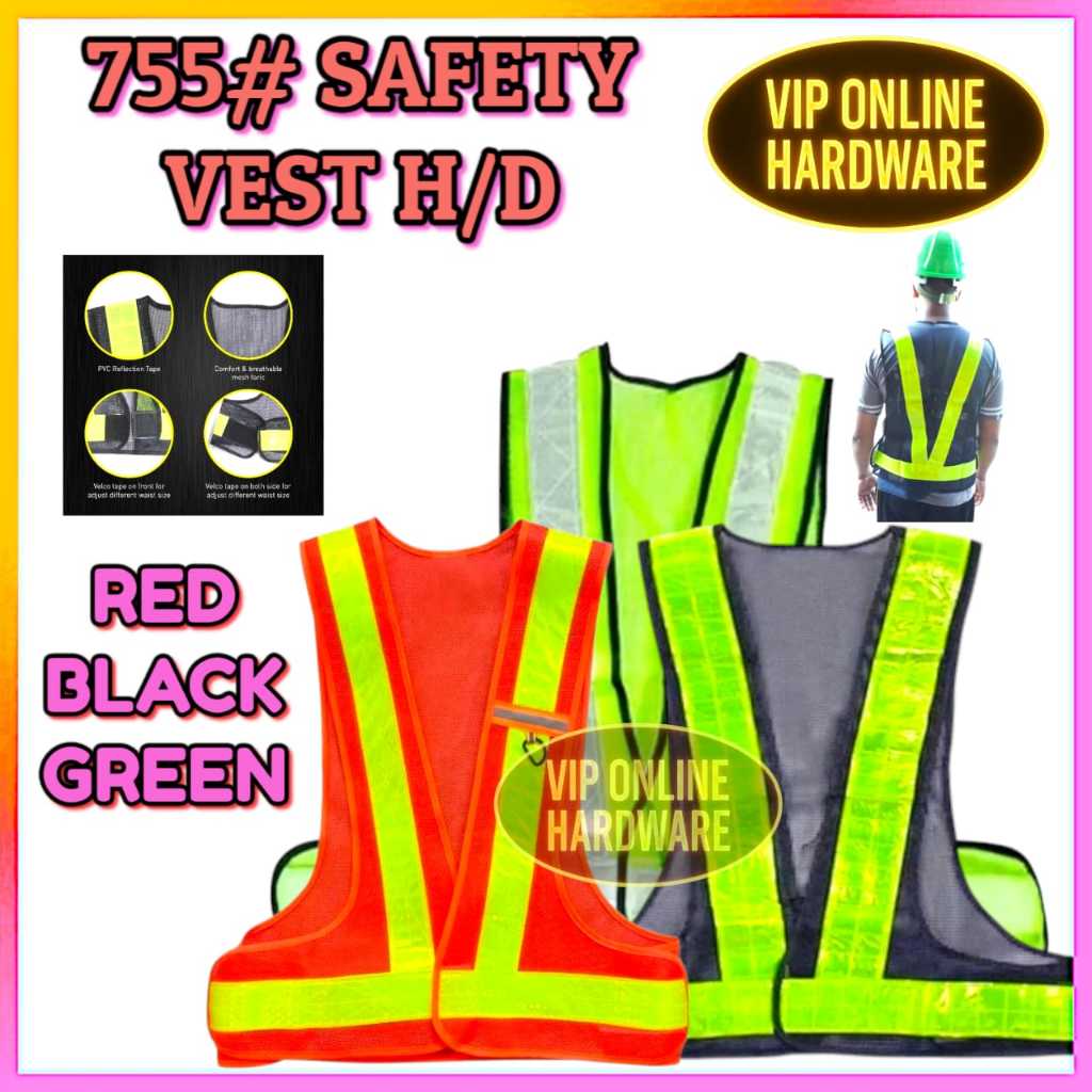ความปลอดภัยของความปลอดภัย VEST VISIBILITY SECURITY STRIPES WAISTCOATE PROTECTIVE VEST SAFETY VEST FR